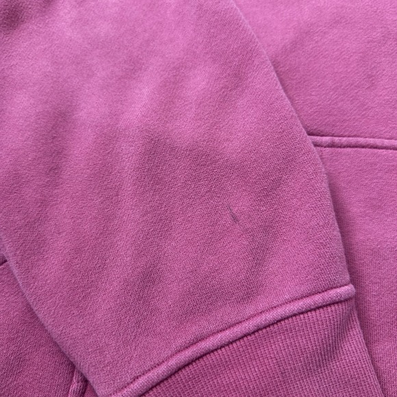 Lululemon Scuba Oversized Full Zip Hoodie Berry Pink Gold Zip LW3GPBS XL XXL - Picture 4 of 9